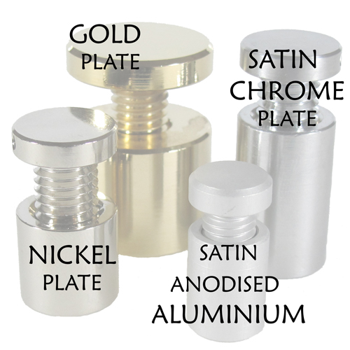 stand offs with text for finishes